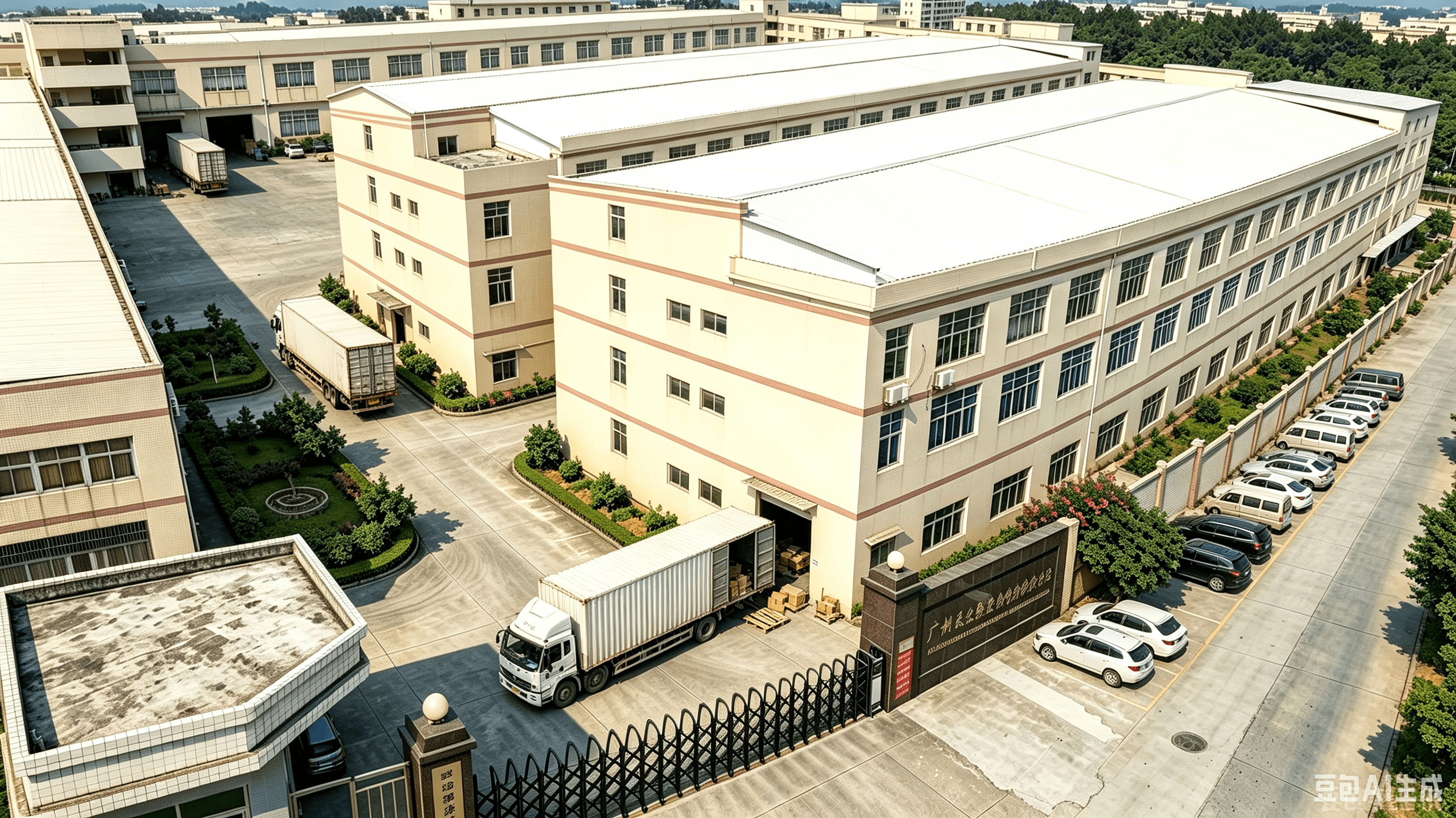 Aerial view of the factory resources supporting Bodakang Bio supplement projects