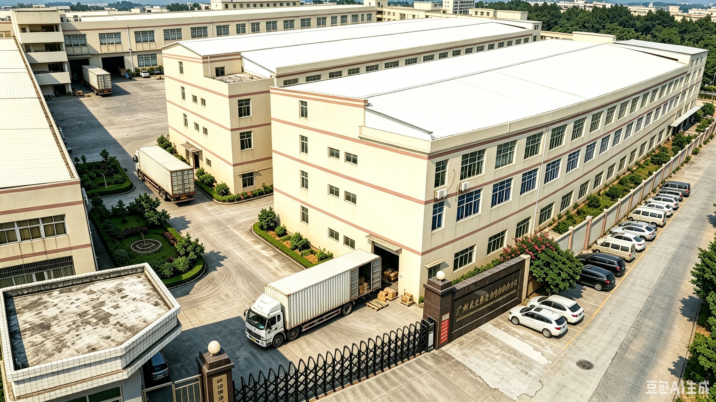 Aerial view of the factory resources supporting Bodakang Bio supplement projects