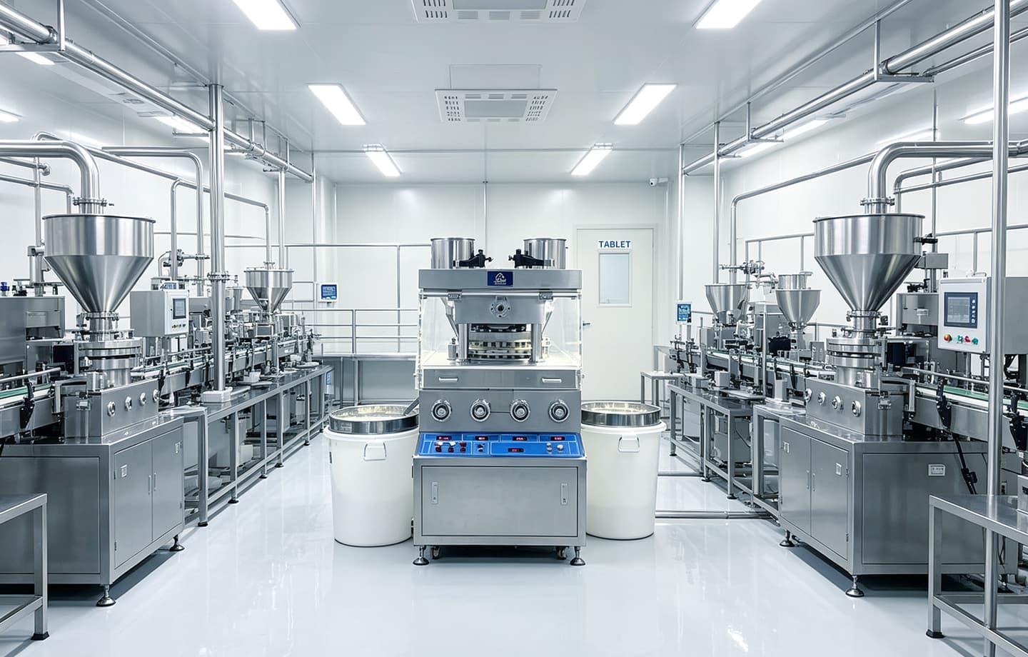 Tablet supplement production line