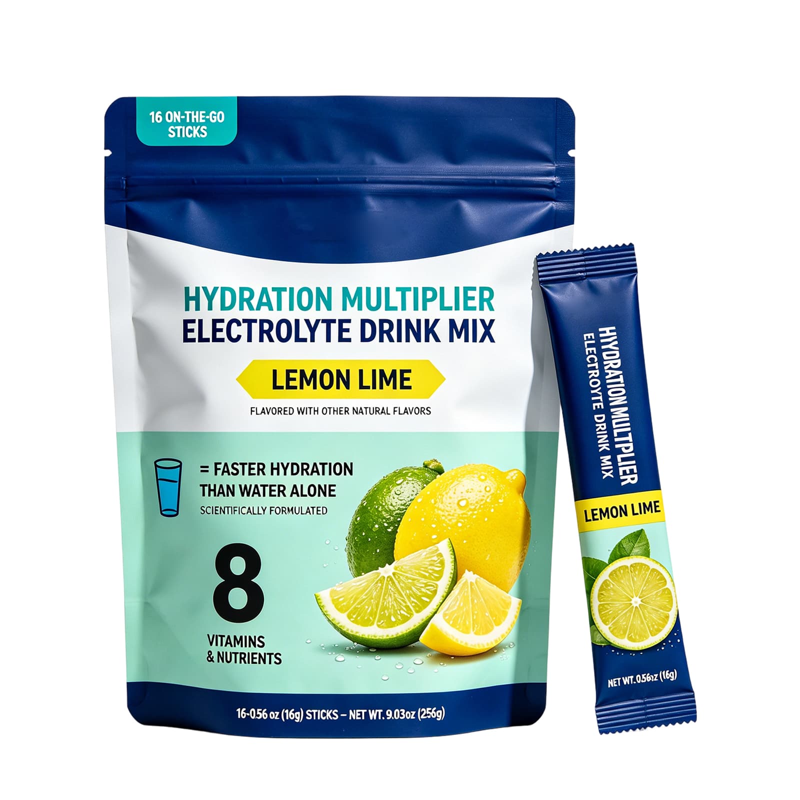 Electrolyte Powders supplement product presentation