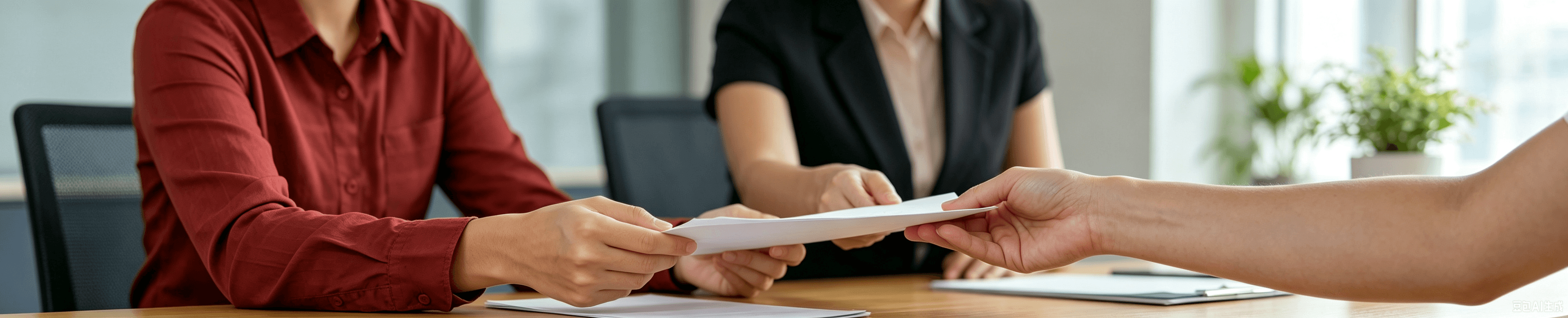 Business team coordinating certificate and document review